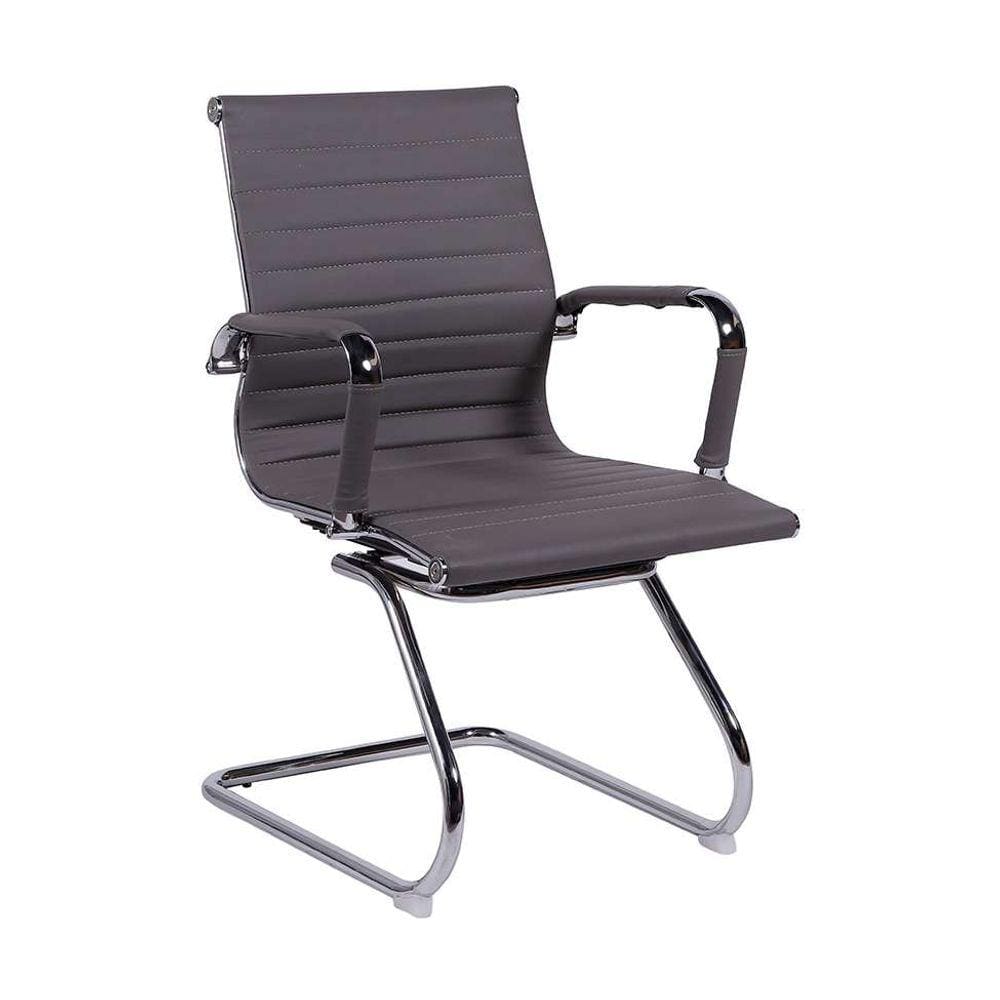 cadeira de escritório interlocutor eames esteirinha ii cinza