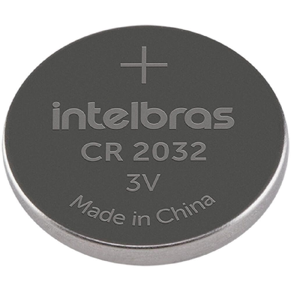 Bateria Não Recarregável de Lítio Tipo Botão 3 Volts CR2032 220mAh 20 x 3,2 mm - 4860002 - INTELBRAS