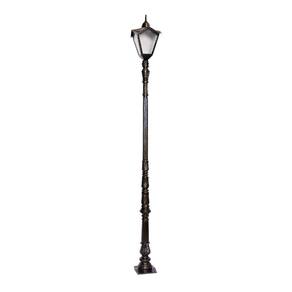 Poste Colonial Jardim Decoração Bari Alumínio Fundido 253cm