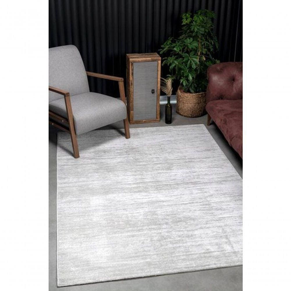 Tapete Turco Edantex Sofia 01 100x140cm Bege E Cinza