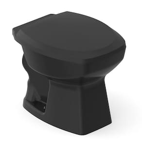 Kit Vaso Sanitário Convencional com Assento Queda Amortecida Thema Incepa Preto Brilhante