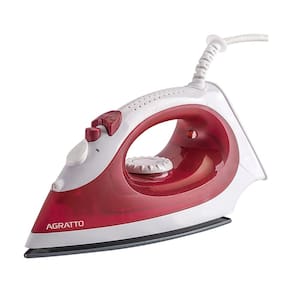 Ferro De Passar Agratto Vapor E A Seco Bravo Ceramico Branco/vermelho Fc-01 1250w - 127v