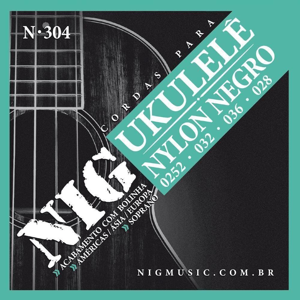 Encordoamento Ukulele Soprano Nig N-304 Nylon 0.252