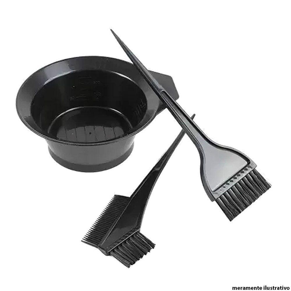 Kit Tintura De Cabelo Com Pincel Recipiente Pente Ease Care