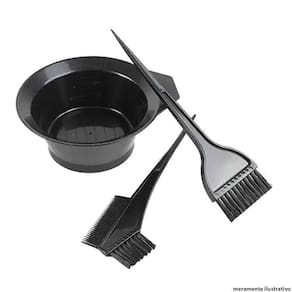 Kit Tintura De Cabelo Com Pincel Recipiente Pente Ease Care