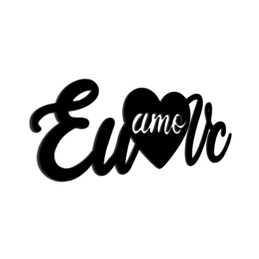 Palavras P/ Parede Em Mdf Eu Amo Você 3D Modelo 1