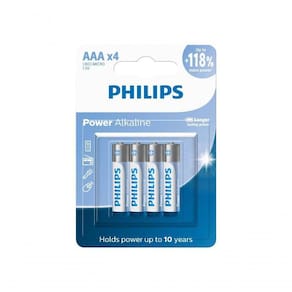 Pilhas Alcalinas Aaa Blister Com 4 Unidades Lr03P4B/59