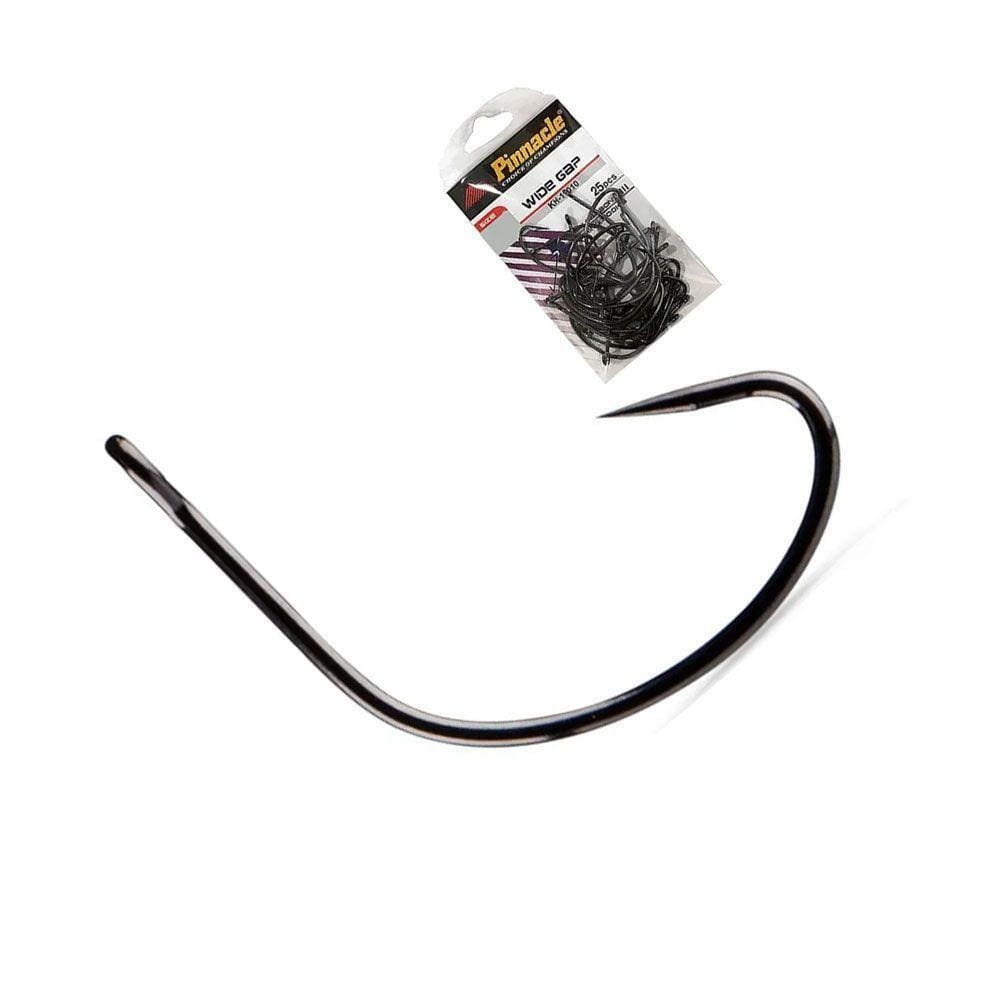 Anzol Pinnacle Wide Gap Sure Black N3/0 C/5un - Robaleiro