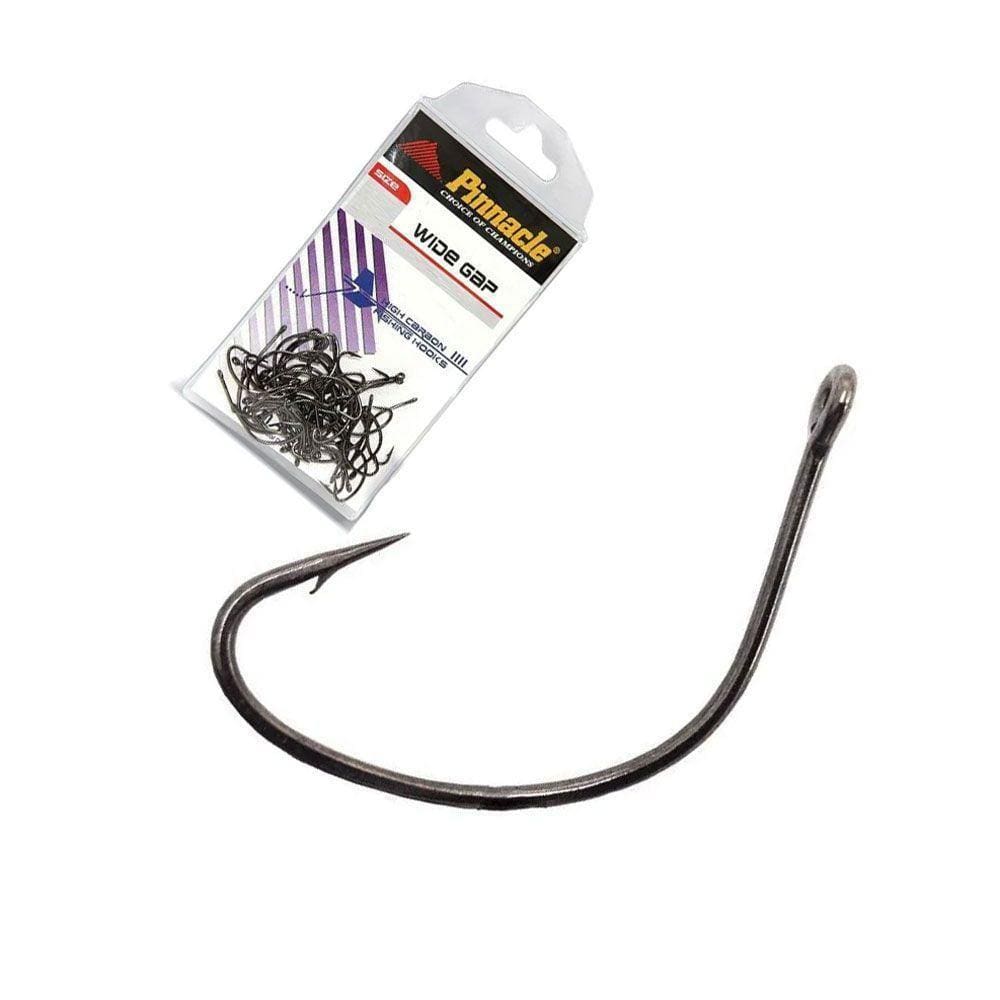 Anzol Pinnacle Wide Gap Black N3/0 C/10un - Robaleiro