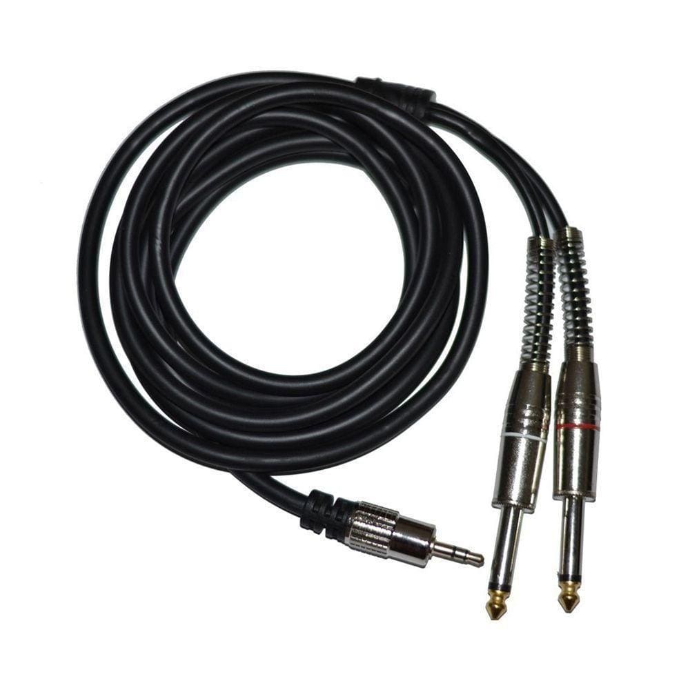 Cabo P2 Stereo Para 2xp10 Mono Metal