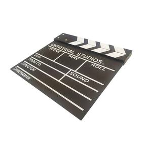 Claquete Placa Quadro Decorativo Criativo Estúdio Cinema Quarto Sala Decora Festa Filmagem