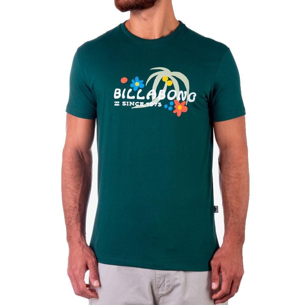 Camiseta Billabong Social Club SM23 Masculina Verde Claro