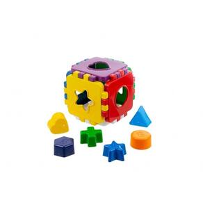 Brinquedo Anti Stress Cubo Entrelaçado Jogo Infantil Educativo Bolinhas Som  De Chocalho Colorido Põe Tira Meninos Elka