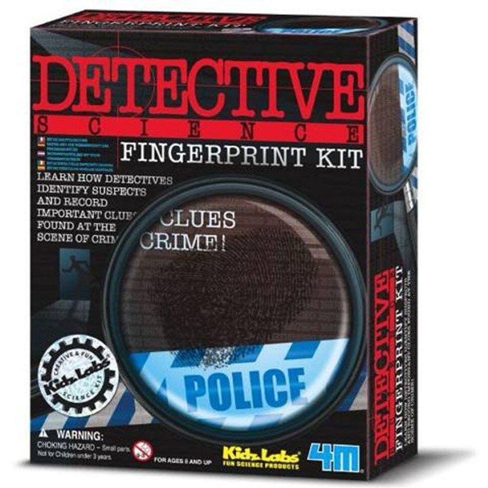 Detetive Kit De Impressões Digitais - 3D Comex