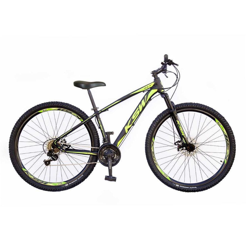 Mountain Bike Aro 29 KSW XLT 21 Marcha Freio Disco Suspensão