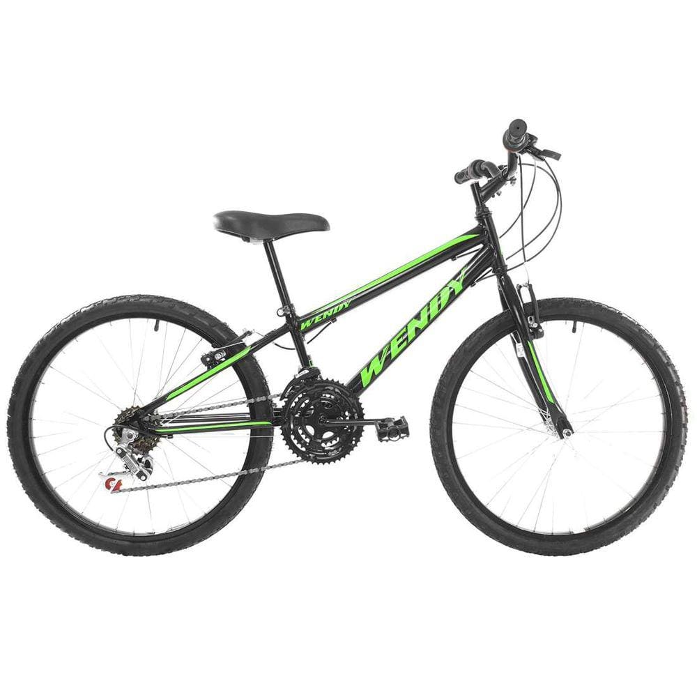 Bicicleta Aro 24 Masc Infantil Wendy Freio V-Brake 18 Marcha