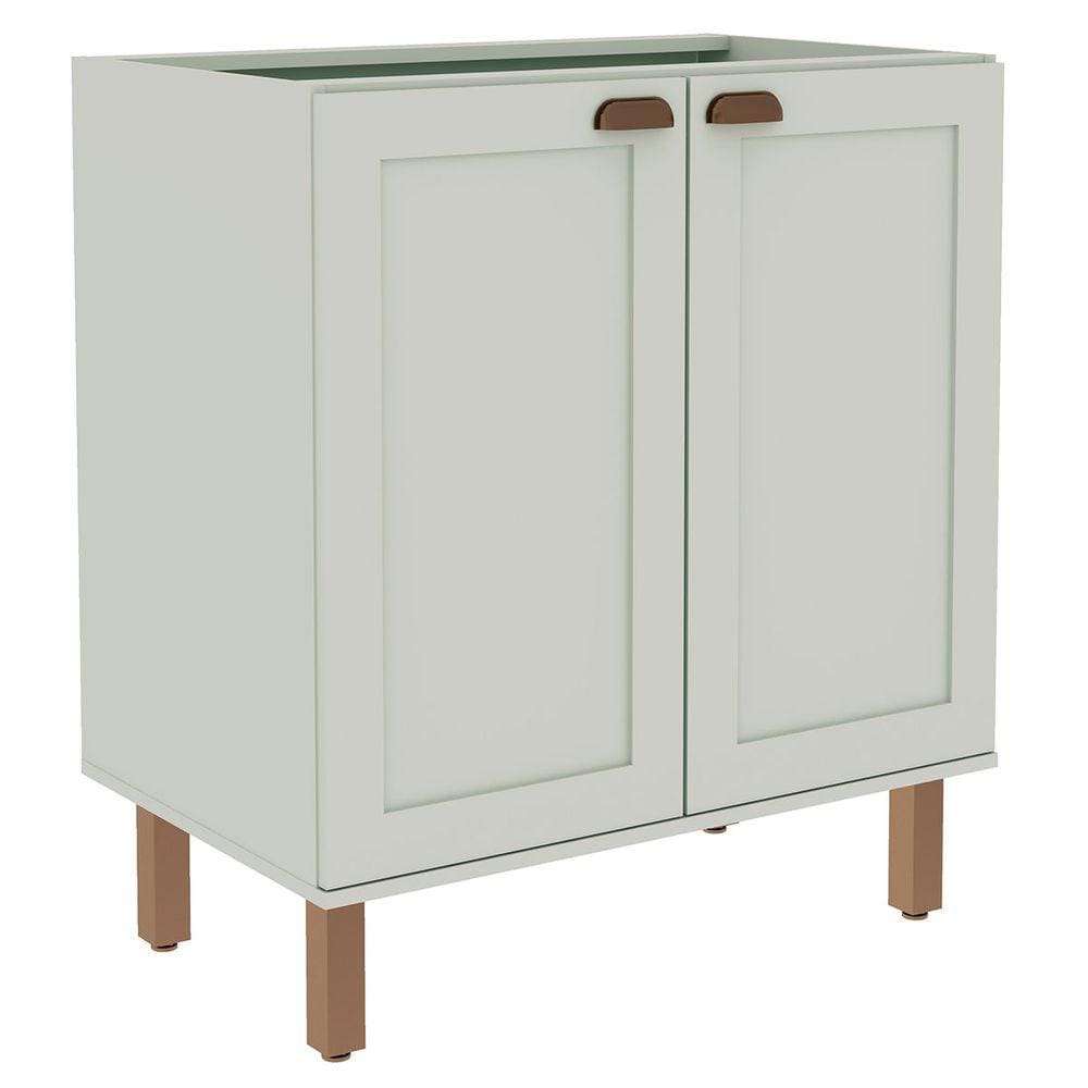 Balcão De Cozinha 2 Portas Verde Mint 1529 - Genialflex