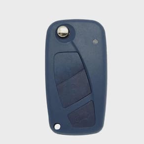 Carcaça Chave Fiat Punto, Stilo, Idea 3 Botões Azul
