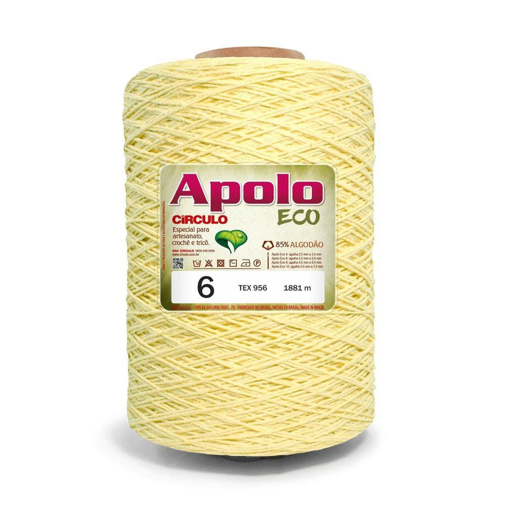 Barbante Apolo Eco Circulo 1,8kg Fio 6