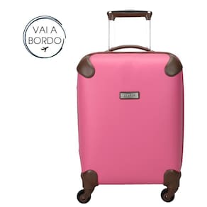 Mala de Bordo Lansay Dijon Class Rosa com giro 360º