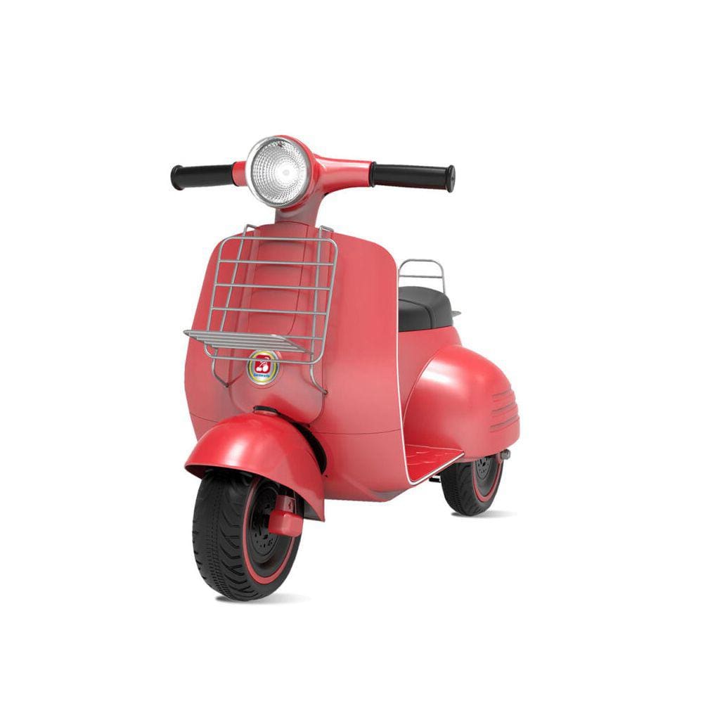 Lambreta Elétrica 6V Vermelha Bandeirantes