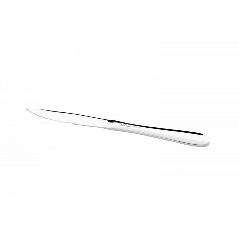 Faca De Churrasco Inox Acabamento Brilho - Chef Line Kit 12