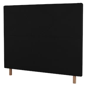 Cabeceira Cama Box Casal King Size Cairo 195cm Preto