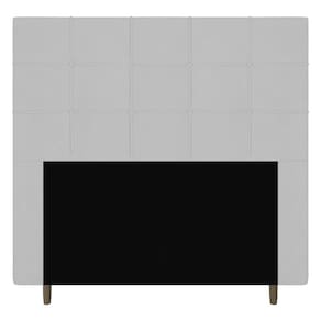 Cabeceira Cama Box Casal King Size Leiria 195Cm Branco