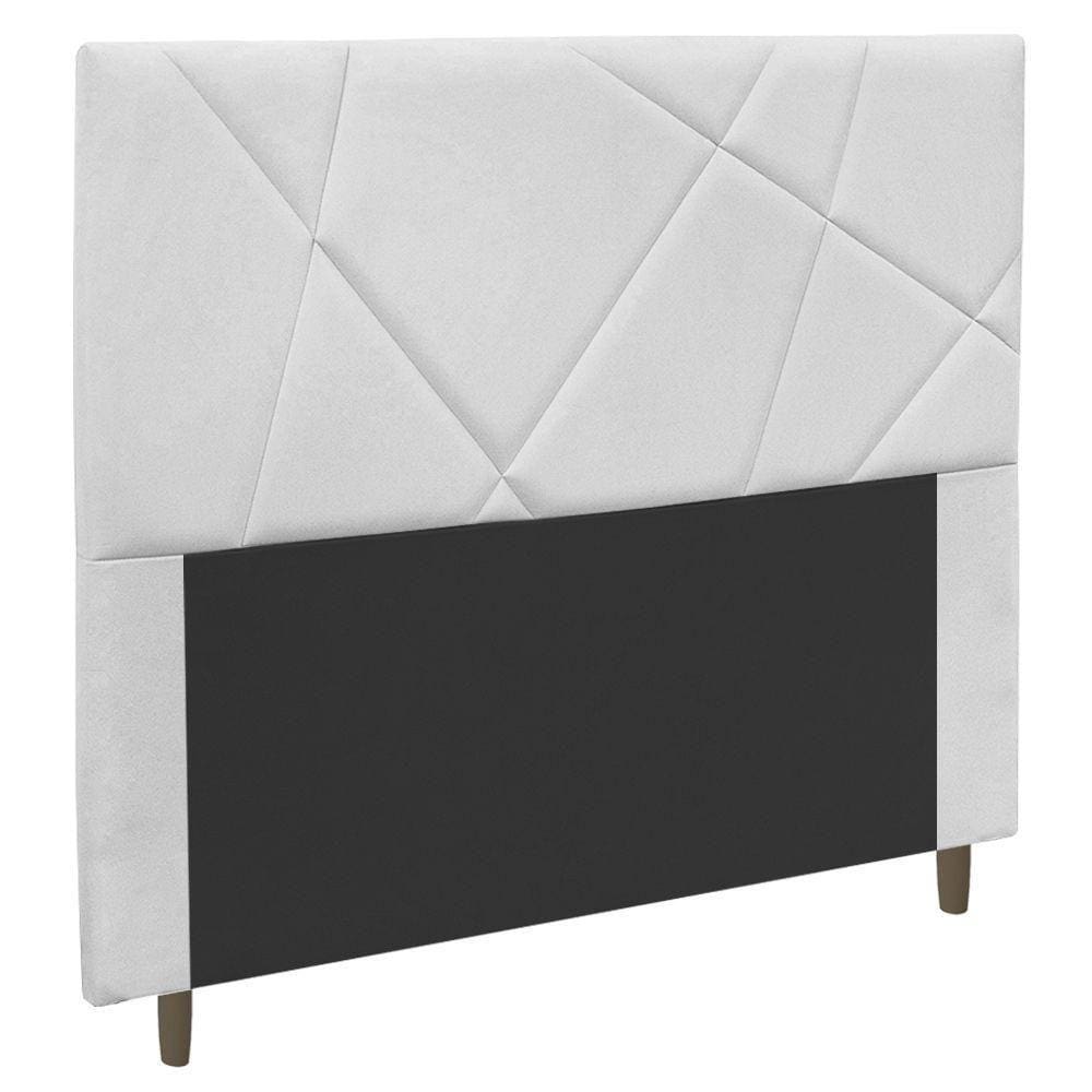 Cabeceira Cama Box Casal Mali 140Cm Corano Branco - Abmaza