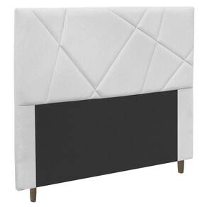 Cabeceira Cama Box Casal Mali 140Cm Corano Branco - Abmaza