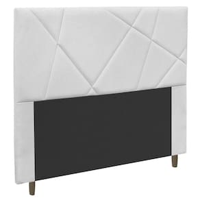 Cabeceira Cama Box Solteiro Mali 90Cm Corano Branco - Abmaza