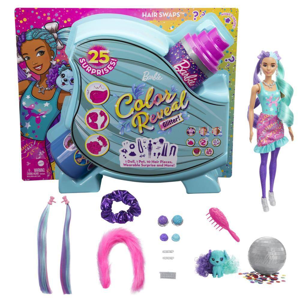 barbie color reveal festa confetti gwc58