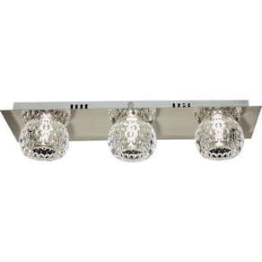 Plafon Demeter Triplo Cristal Para Led