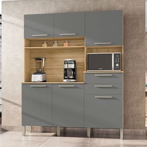 Cozinha Compacta 6 Portas 2 Gavetas Montesa Kits Paraná