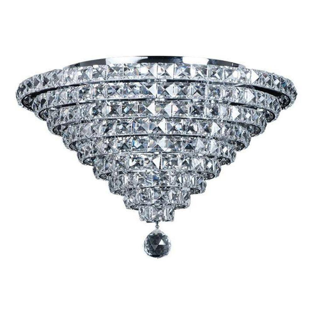 Plafon Nemesis De Cristal Para Led