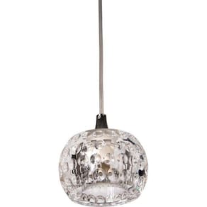 Pendente Lustre Demeter Unitário Cristal Redondo Para Led