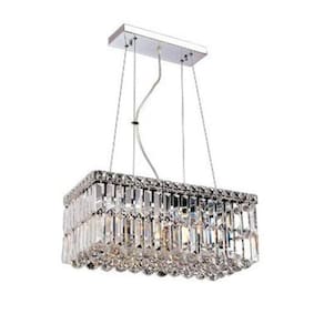 Pendente Lustre Íris De Cristal Para Led 50Cm