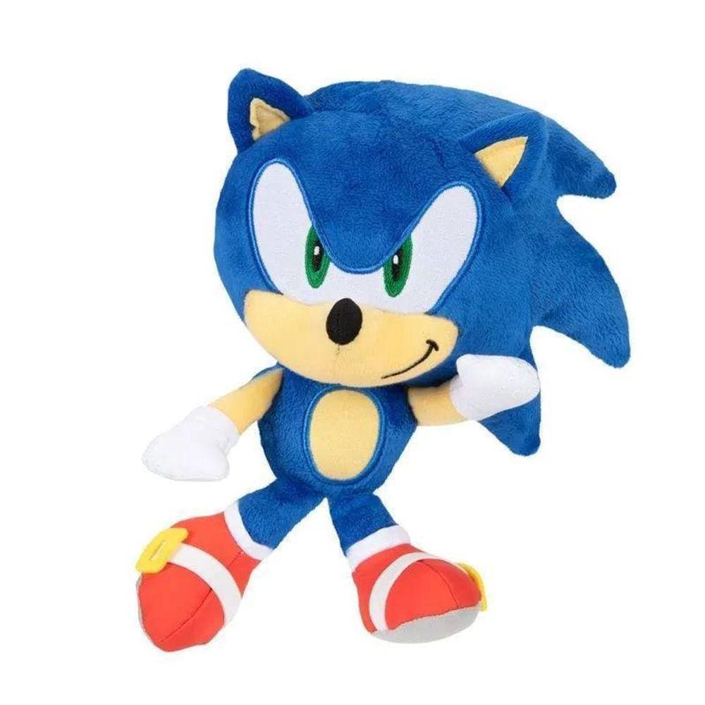 Boneco pelucia do sonic infantil