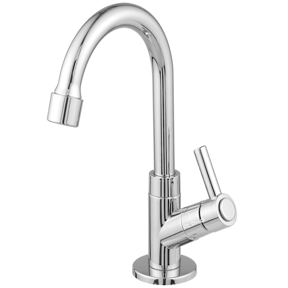 Torneira Lavatório Banheiro Bica Móvel Abs 1095 C-72 ¼ Volta