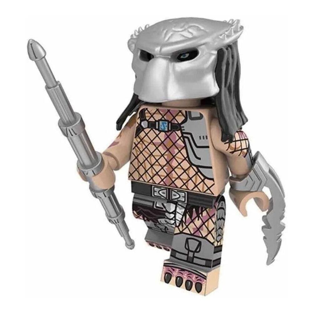 Boneco Blocos De Montar Predador Aliens Vs Predador H