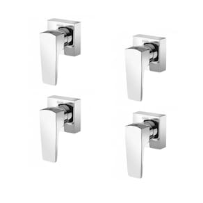 Kit 4 Acabamento Para Registro Docol Base Lift 1/2" 3/4" 1" Cromado Docol