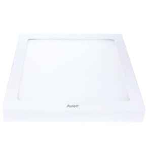 Kit 4 Painel LED Plafon Sobrepor Leve 24W Quad Branco Frio