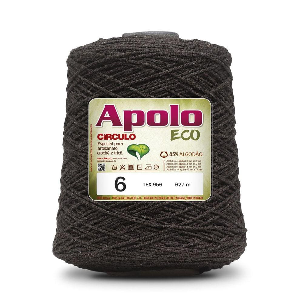 Barbante Apolo Eco Circulo - 600g - Fio 6