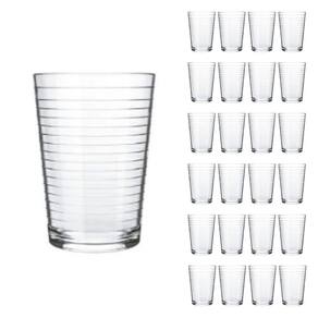 Jogo 24 Copos Chiques 265ml Ginga Drinks Vidro Agua e Suco