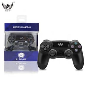 Controle Joystick Para Ps4 Sem Fio Wireless Preto Altomex - Alto-4W
