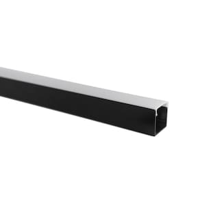 Perfil de Sobrepor para Fita Led Blumenau Line 23mm com 1 metro Preto