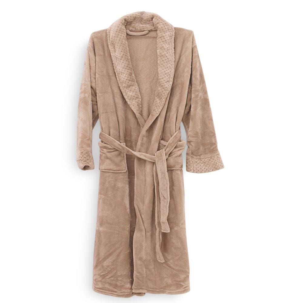 Roupão de Banho Unissex Microfibra Flannel 220g - Domani