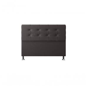 Cabeceira Atenas 1,60 Cm Cama Box Queen Suede Cinza
