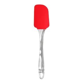 Espatula De Silicone Cabo Plástico Casa Cozinha Fritura