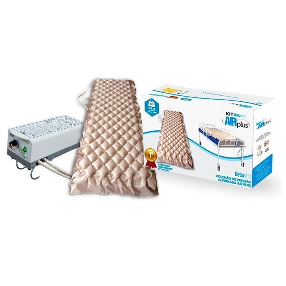 Colchão Pneumático Hospitalar Anti Escaras 127V Dellamed